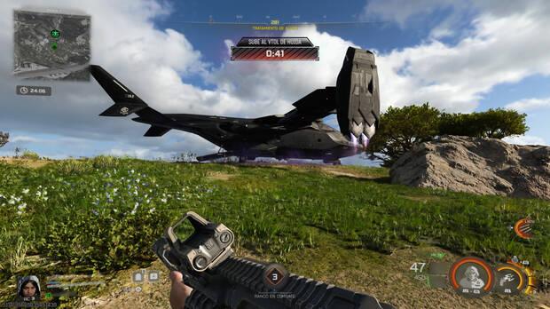 Call of Duty: Black Ops 7 - Subir al VTOL para realiar la extraccin