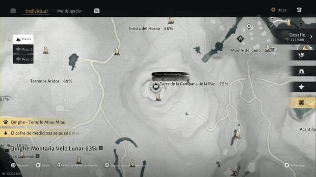 Where Winds Meet - Cmo bajar la dificultad, ubicacin de la Torre de la Campana de la Paz
