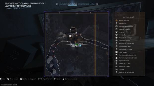 Call of Duty: Black Ops 7 Zombis - Localizacin en el mapa Cenizas de los condenados del ingrediente oculto Limpia retretes