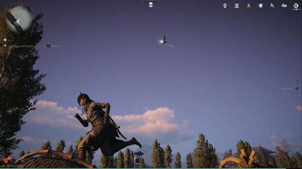 Where Winds Meet - Oddities o rarezas en Kaifeng, pjaro cargando una Rama calmante en Kaifeng