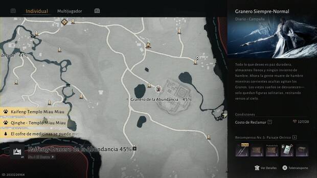 Where Winds Meet - Cmo completar Granero Siempre-Normal, ubicacin del Granero de la Abundancia