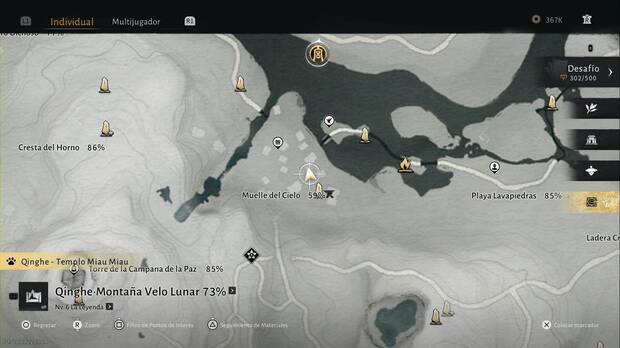 Where Winds Meet - Oleada Oscura de Qinghe, ubicaci�n del Muelle del Cielo y ubicaci�n de Zhang Dazhuang