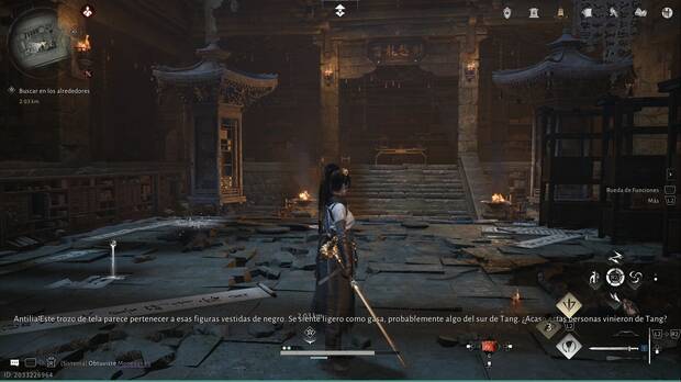 Where Winds Meet - Oleada Oscura de Qinghe, ubicaci�n del Fragmento Los Khitanos y los Tang Rompen Relaciones en el Palacio de los Anales