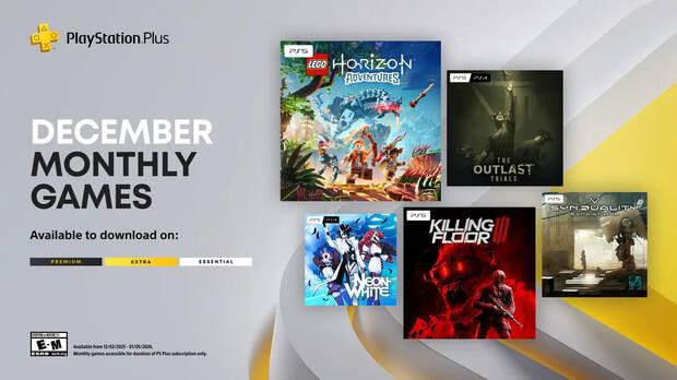 Juegos de PS Plus Essential de diciembre.