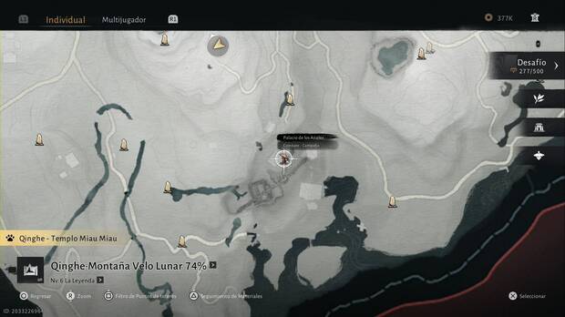 Where Winds Meet - Oleada Oscura de Qinghe, ubicaci�n de la Campa�a del Palacio de los Anales