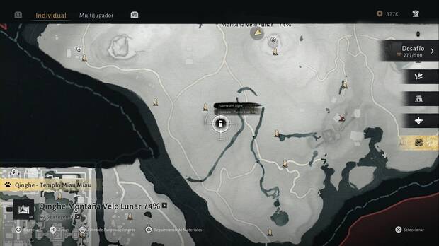 Where Winds Meet - Oleada Oscura de Qinghe, ubicaci�n del Fuerte del Tigre