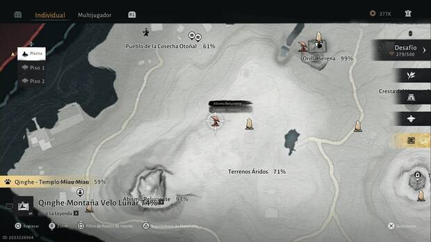 Where Winds Meet - Oleada Oscura de Qinghe, ubicaci�n de la Campa�a Abismo Reluciente