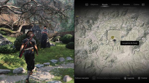 Assassin's Creed Shadows - Localización de la primera misión que empieza el DLC Las garras de Awaji