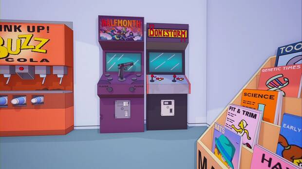 Los mejores easter eggs de Los Simpson en Fortnite - Recreativas de Halfmonth y Bonestorm II en el Badulaque