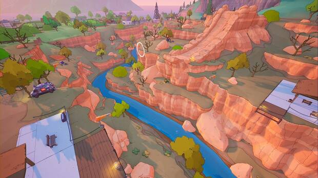 Los mejores easter eggs de Los Simpson en Fortnite - La Garganta de Springfield