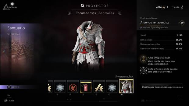 Assassin's Creed Shadows - Cómo conseguir el Atuendo renacentista de Ezio