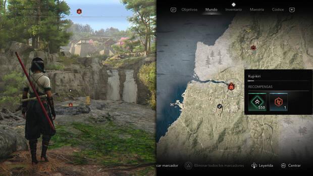 Assassin's Creed Shadows - Localizacin en Awaji del Kuji-kiri de Sumoto