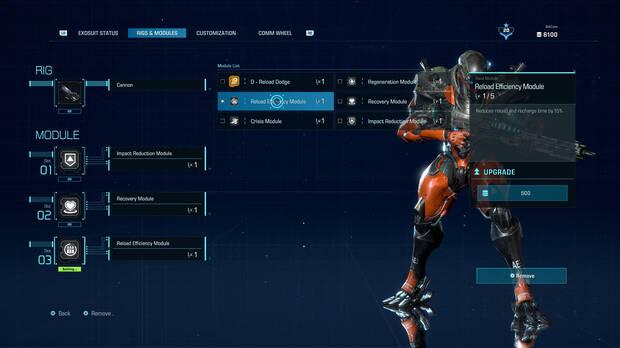El concepto básico es el de un hero shooter, con exoarmaduras con distintos poderes que pueden mejorarse con toda clase de módulos.