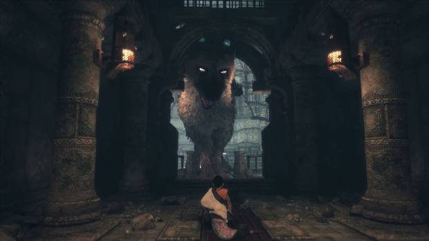 Tras un duro combate Trico estará muy inquieto, y tendremos que calmarle.