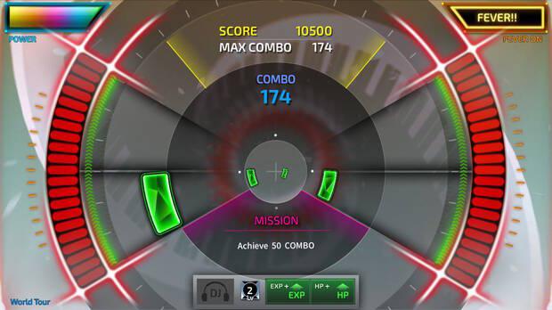 La fórmula de juego es muy similar a la experimentada en otros títulos similares, siendo necesario pulsar los botones determinados en el momento justo mientras seguimos el ritmo de cada canción.