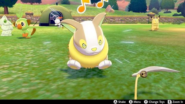Pokémon Espada y Escudo guía - aumentar el nivel de amistad jugando en los Poké Campamentos