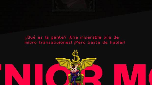 Sí, el jefe de la sección de monetización de RegnantCorp es un vampiro chupadinero con ínfulas de Drácula.