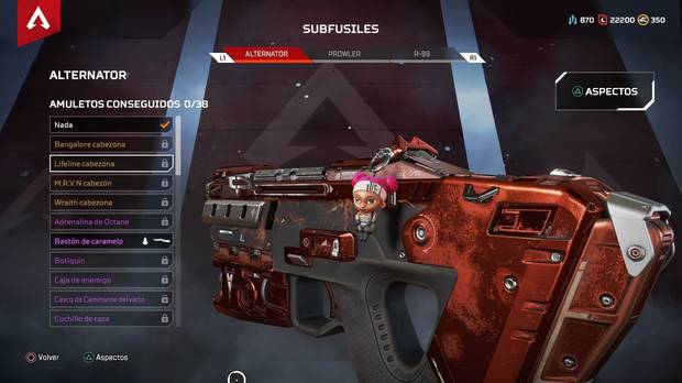 Guía de Apex Legends - cómo se consiguen los amuletos para armas