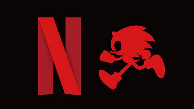 Logo de la nueva serie de Sonic para Netflix