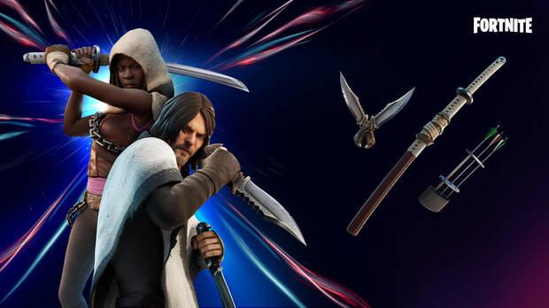 Fortnite - Precios y contenidos de las skins de Daryl y Michonne