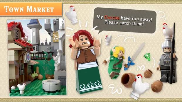 Set de LEGO inspirado en The Legend of Zelda.