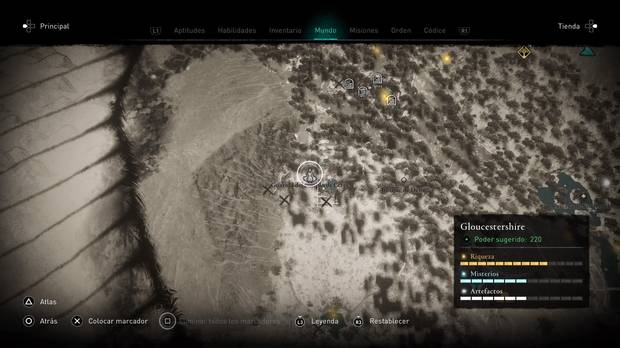 AC Valhalla - Localización de la Tercera página del códice