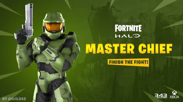 Jefe Maestro de Halo en Fortnite