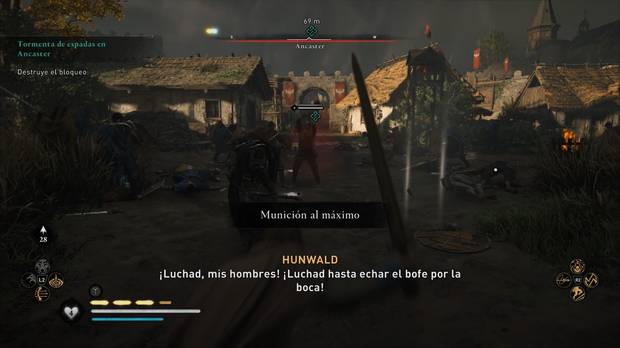 Tormenta de espadas en Ancaster al 100% en Assassin's Creed Valhalla 01