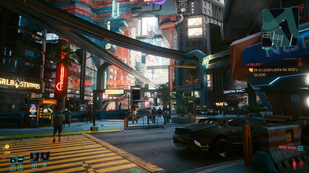 El trabajo de CD Projekt para dotar de vida Night City es impresionante, la ciudad rezuma carisma, alma, all� donde vayas.