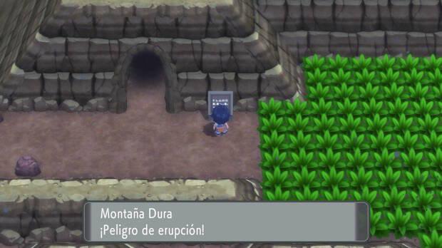 Pokémon Diamante Brillante y Pokémon Perla Reluciente - Entrada de la Montańa Dura