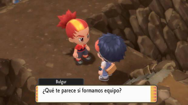 Pokémon Diamante Brillante y Pokémon Perla Reluciente - Bulgur en el interior de la Montańa Dura
