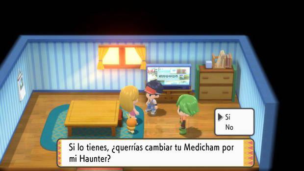 Pokémon Diamante Brillante y Pokémon Perla Reluciente - Intercambio de Haunter en Ciudad Puntaneva