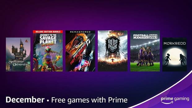 Juegos gratis de Prime Gaming en diciembre de 2021.