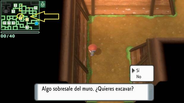 Pokémon Diamante Brillante y Pokémon Perla Reluciente - Puntos para excavar en el subsuelo