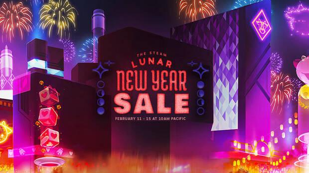 Rebajas del Año Nuevo Lunar en Steam.