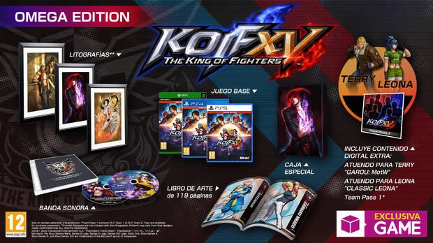 The King of Fighters XV Omega Edition exclusiva en GAME