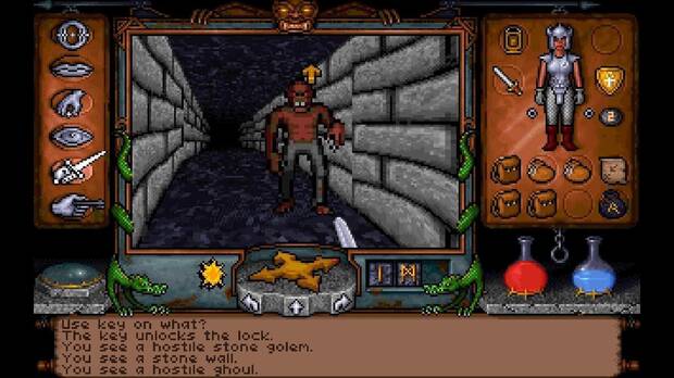 Captura de Ultima Underworld.