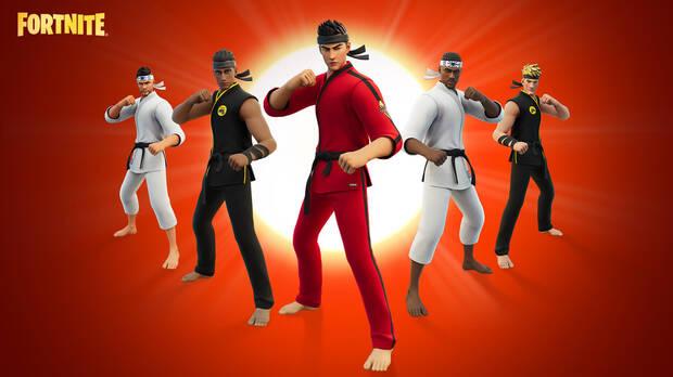 Cobra Kai serie Netflix entra en Fortnite Battle Royale