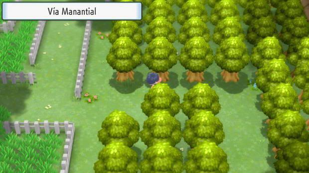 Pokémon Diamante Brillante y Pokémon Perla Reluciente - Entrada de la Vía Manantial