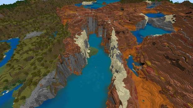 Melhores sementes de Minecraft - Badlands