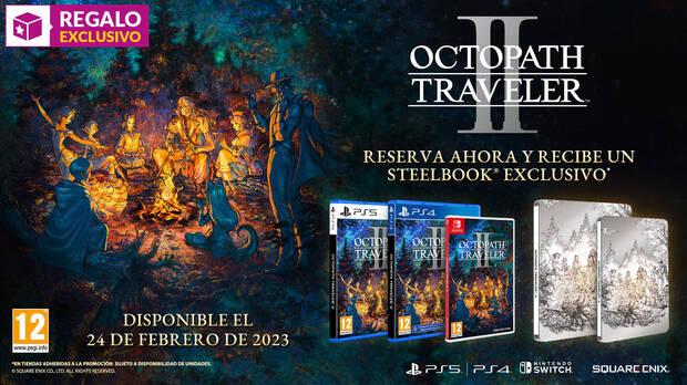 Octopath Traveler 2 regalo en GAME por reserva caja metlica exclusiva