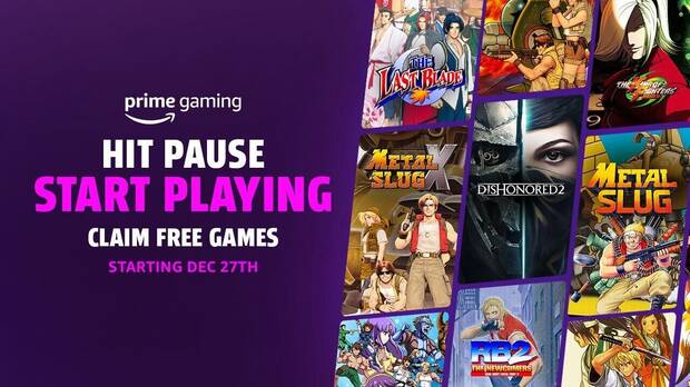 Nuevos juegos gratis de Prime Gaming en diciembre.