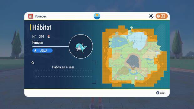 Pokémon Escarlata y Púrpura - Localizaciones de Finizen salvaje en Paldea