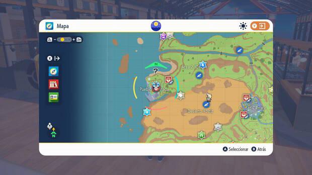 Pokémon Escarlata y Púrpura - Localización de las subastas