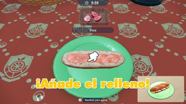 Pokémon Escarlata y Púrpura - Añadir relleno a los bocadillos