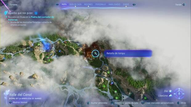 Avatar: Frontiers of Pandora - Retoños de tarsyu: retoño de tarsyu en la zona este-sudeste del Bosque de Kinglor