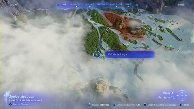 Avatar: Frontiers of Pandora - Retoños de tarsyu: Retoño de tarsyu en la zona más al sur del Bosque de Kinglor