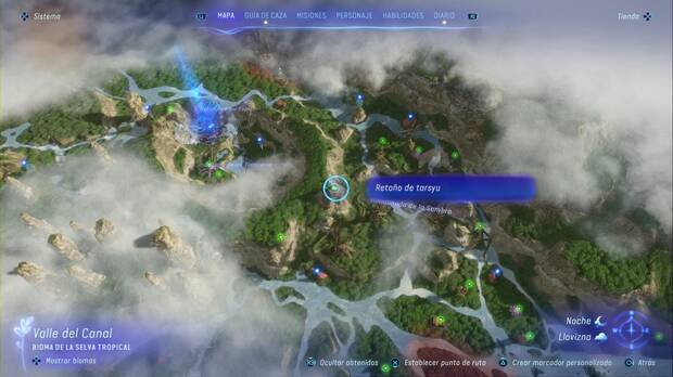 Avatar: Frontiers of Pandora - Retoños de tarsyu: retoño de tarsyu en las montañas al sudeste de la Base de la Resistencia