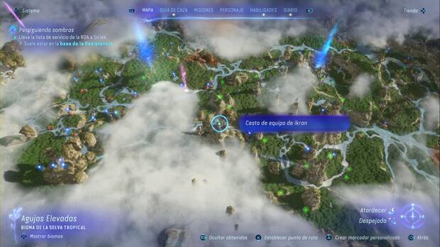 Avatar: Frontiers of Pandora - Alijo Ikran al noroeste de las Agujas Elevadas