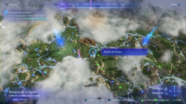 Avatar: Frontiers of Pandora - Retoños de tarsyu: retoño de tarsyu al este del Árbol Madre